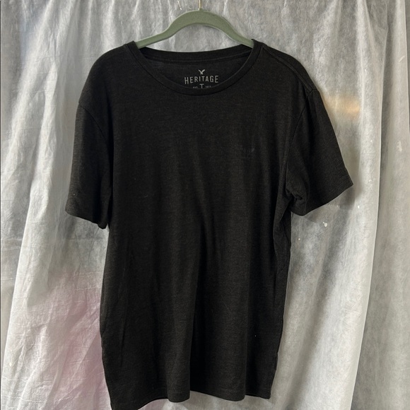 Heritage Tops - American eagle Heritage Brown Short Sleeve Crew Neck Tee